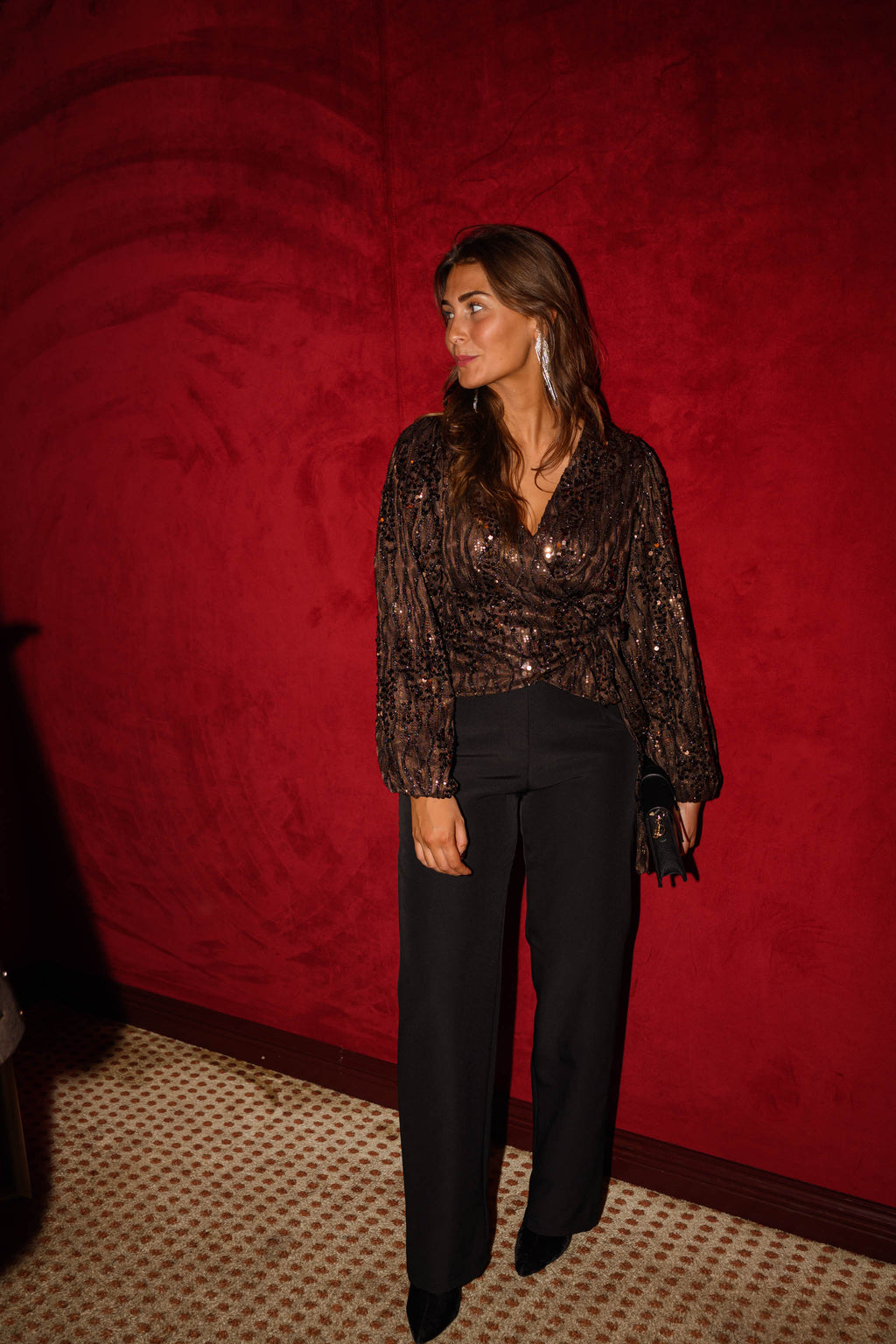 Blouse Anabel - brune