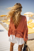 Blouse Babs - terracotta