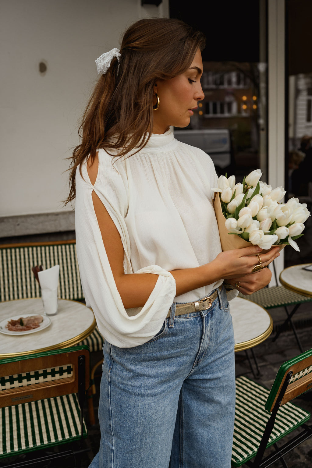 Blouse Belly - blanche