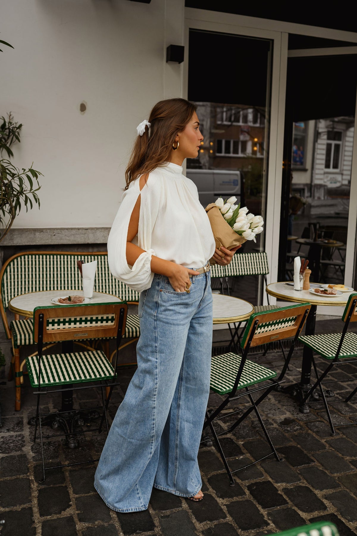 Blouse Belly - blanche