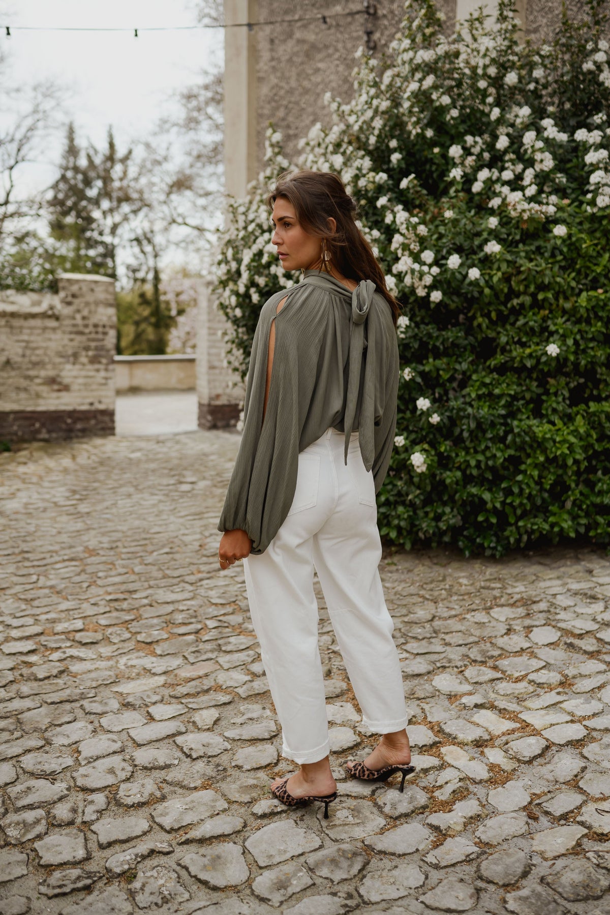 Blouse Belly - kaki