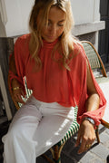 Blouse Belly - terracotta
