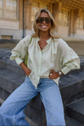 Blouse Dorine - jaune à carreaux
