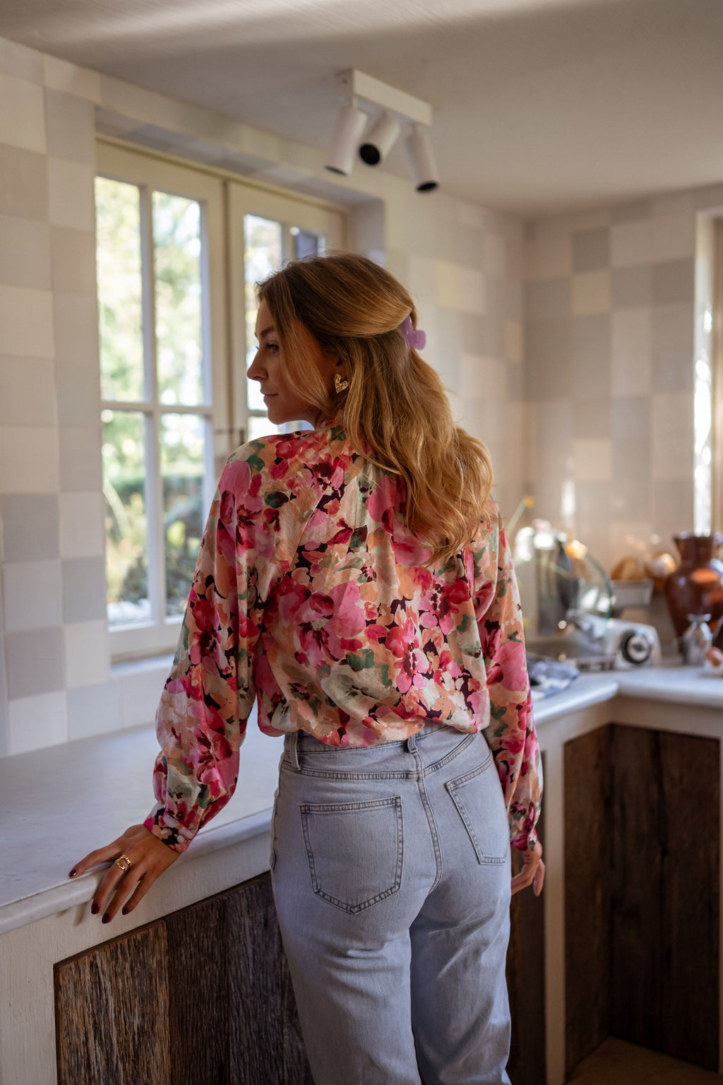 Blouse Elvina - à fleurs