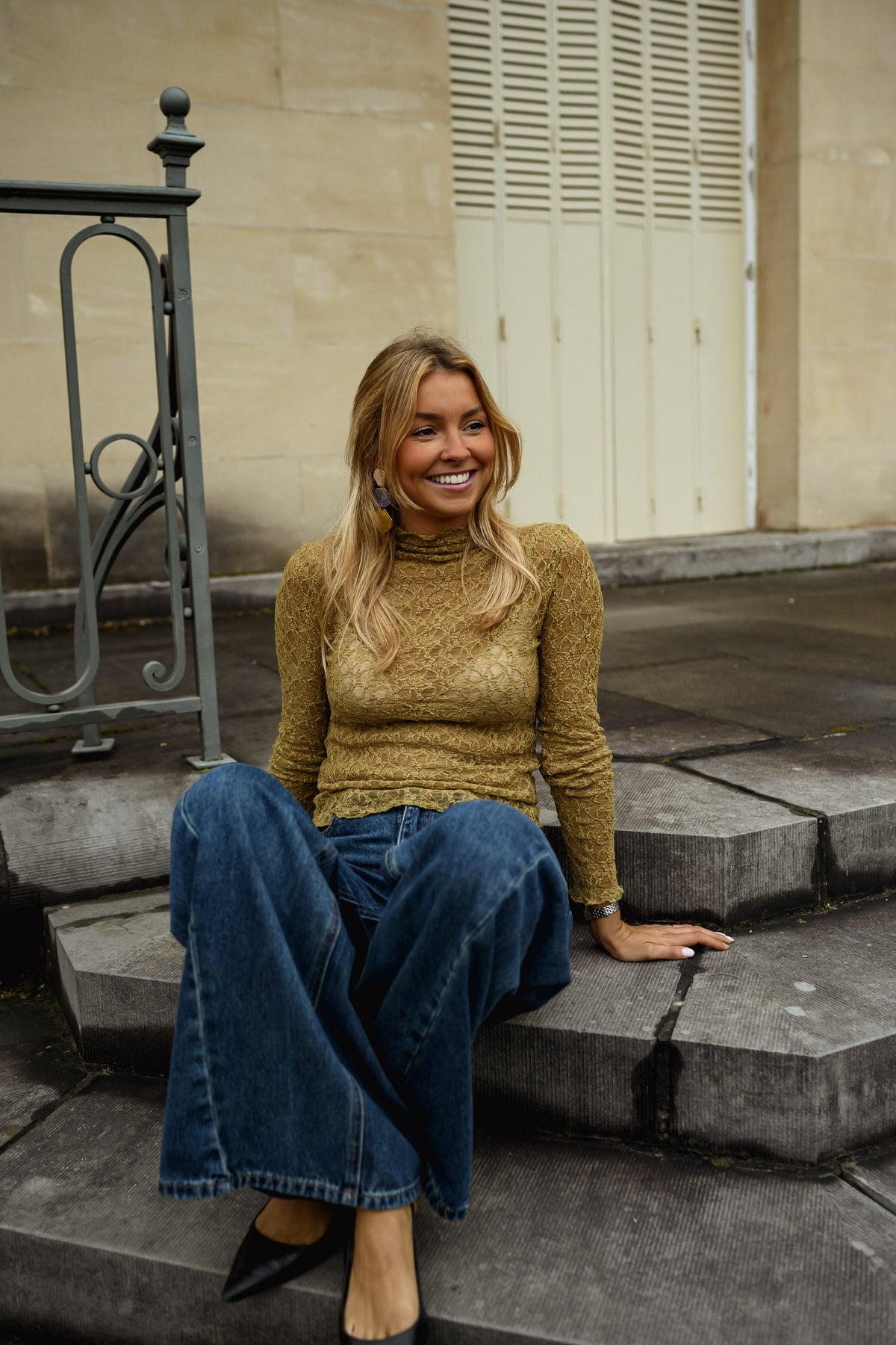 Blouse Francine - kaki
