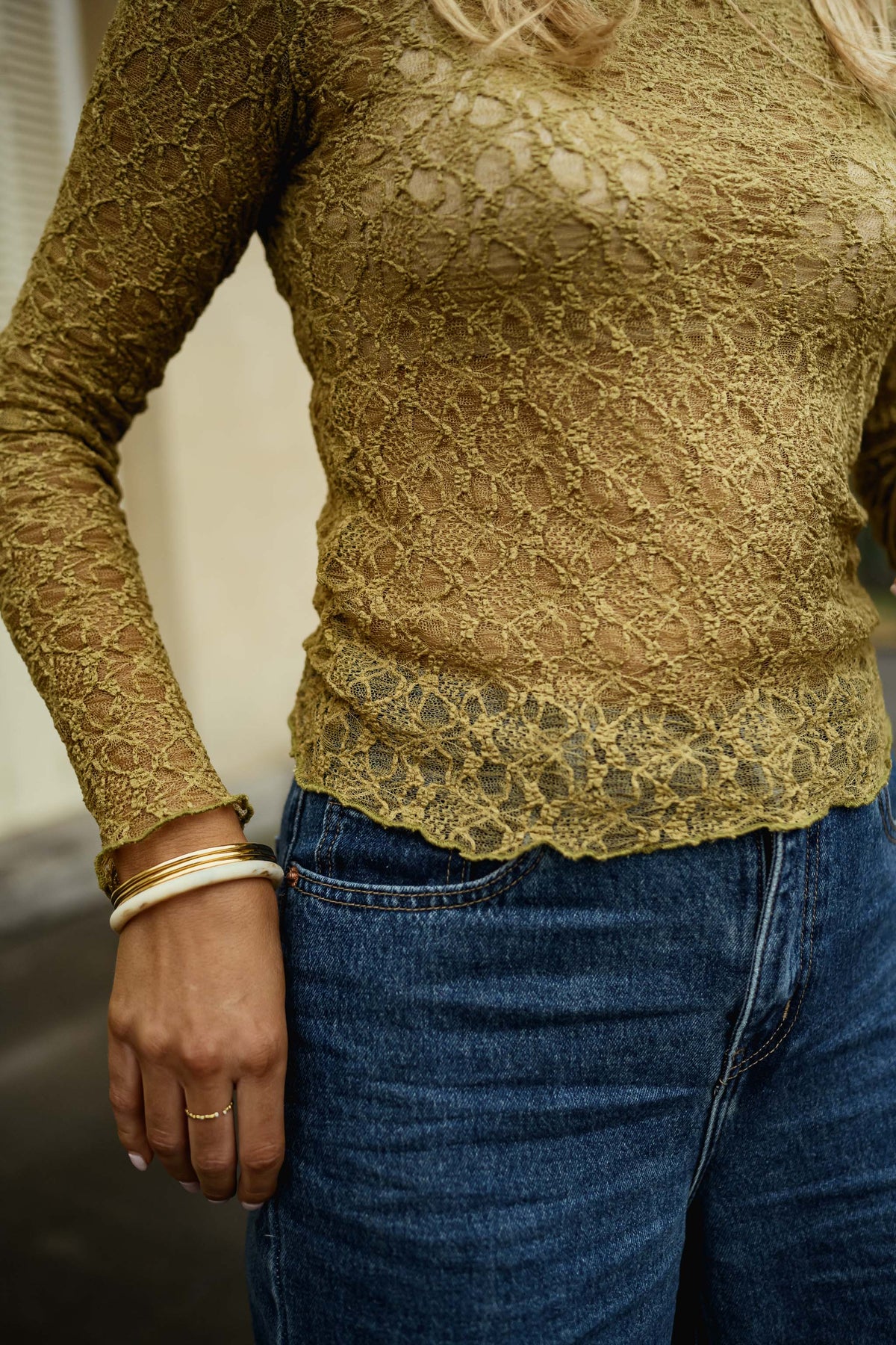 Blouse Francine - kaki