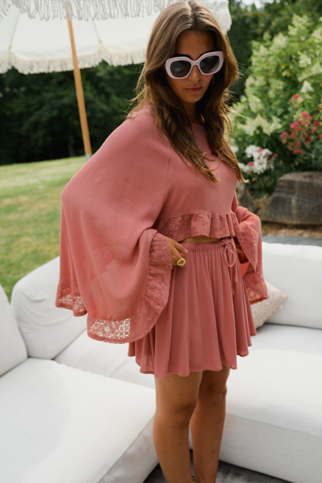 Blouse Illa - terracotta