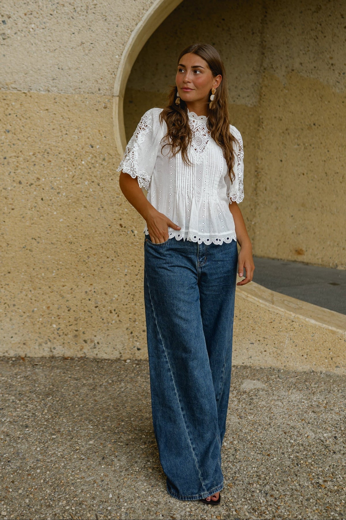 Blouse Kendra - blanche