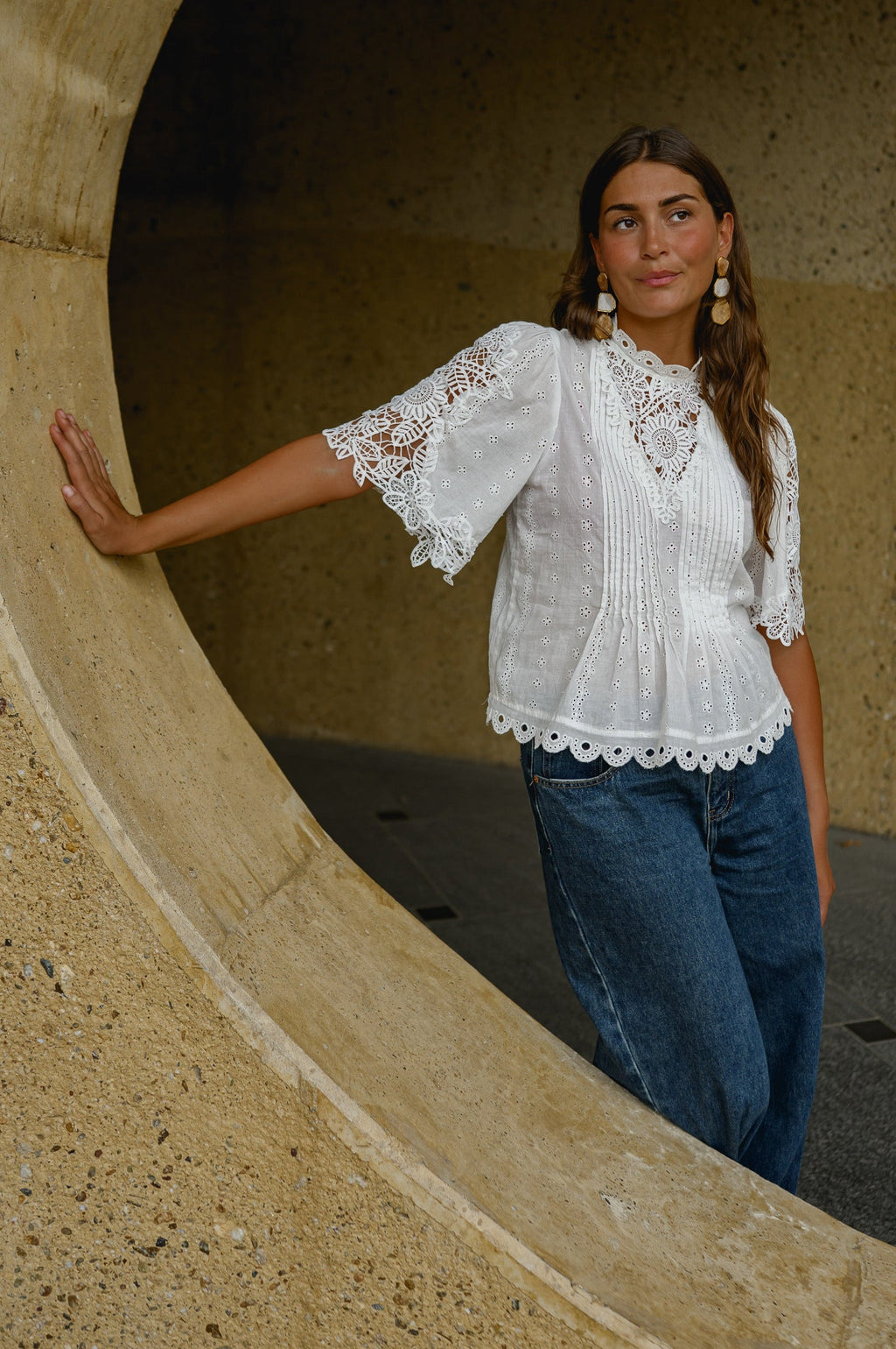 Blouse Kendra - blanche