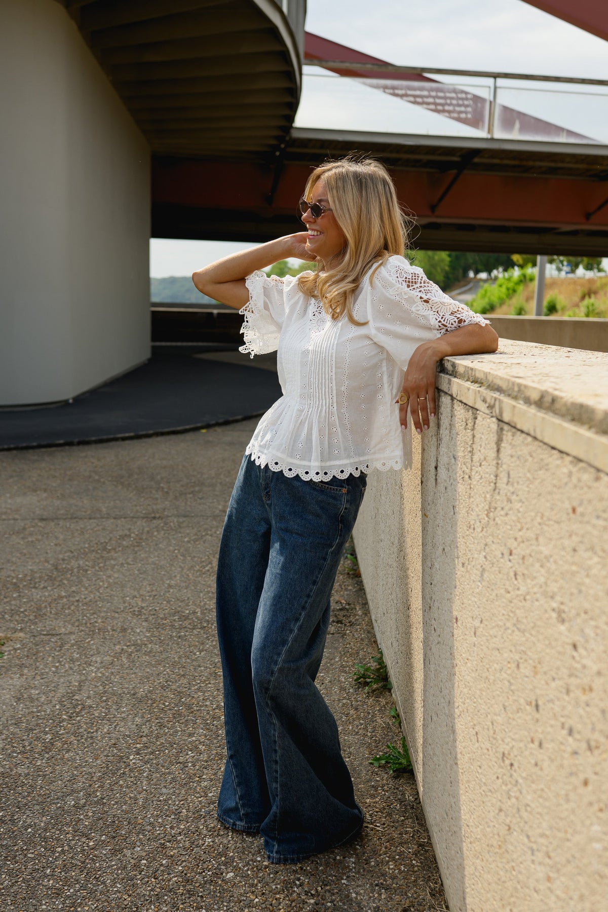 Blouse Kendra - blanche
