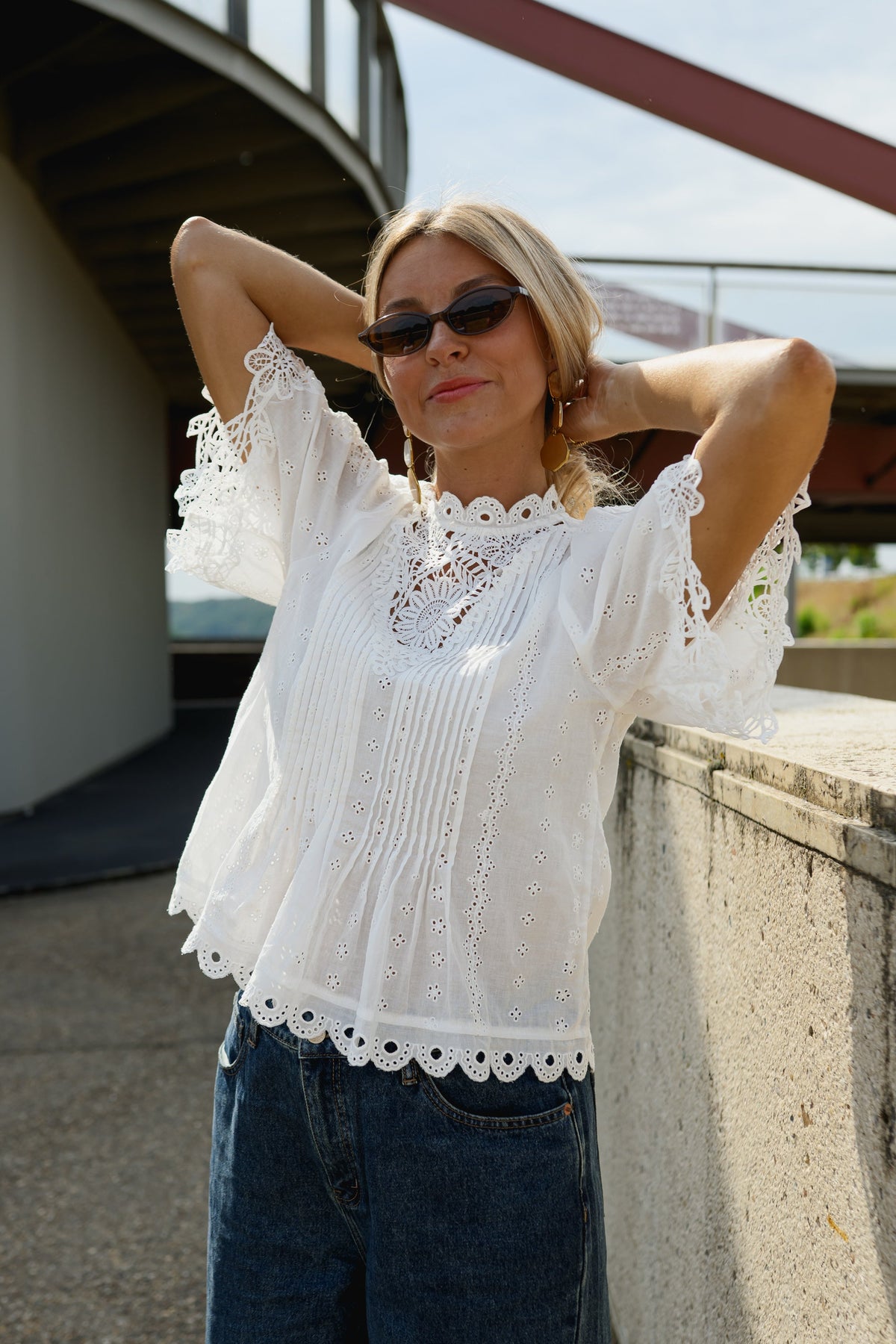 Blouse Kendra - blanche