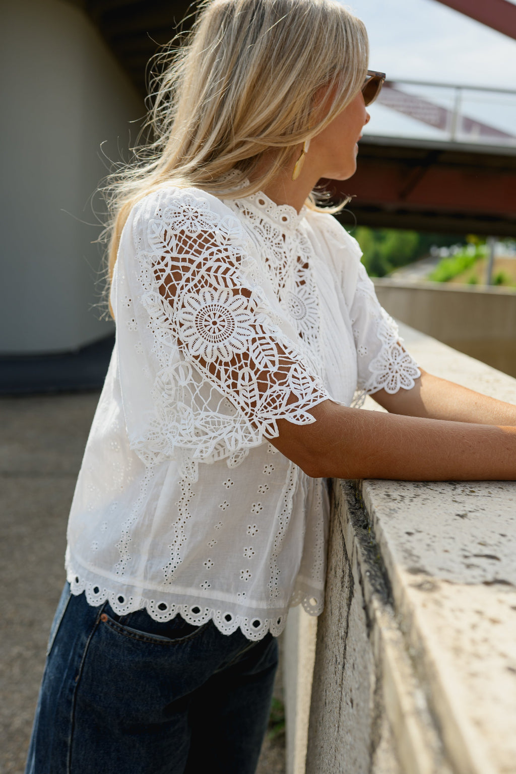 Blouse Kendra - blanche