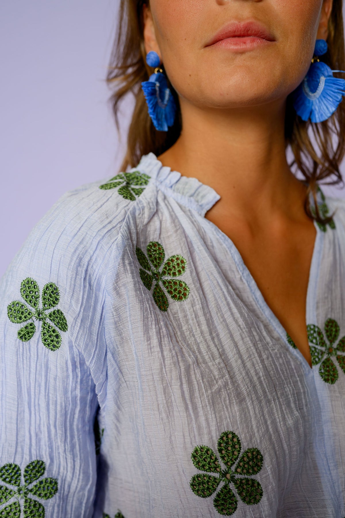 Blouse Layla - bleue