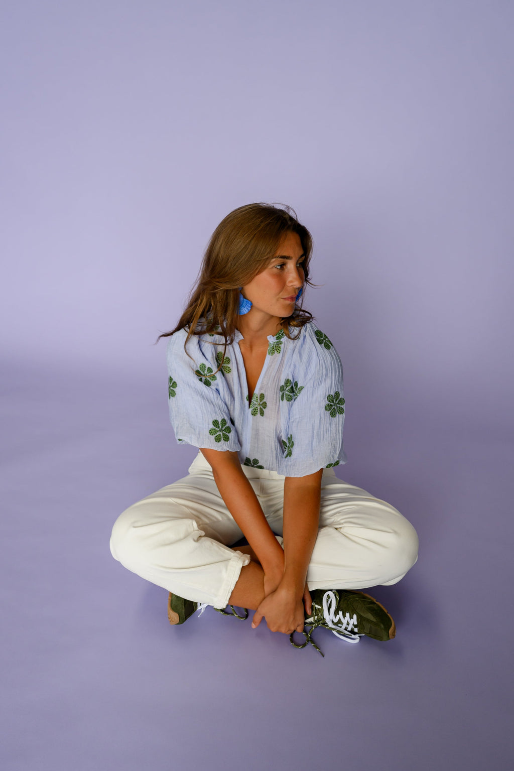 Blouse Layla - bleue