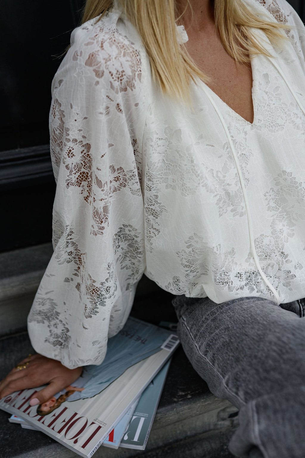 Blouse Liwa - écrue