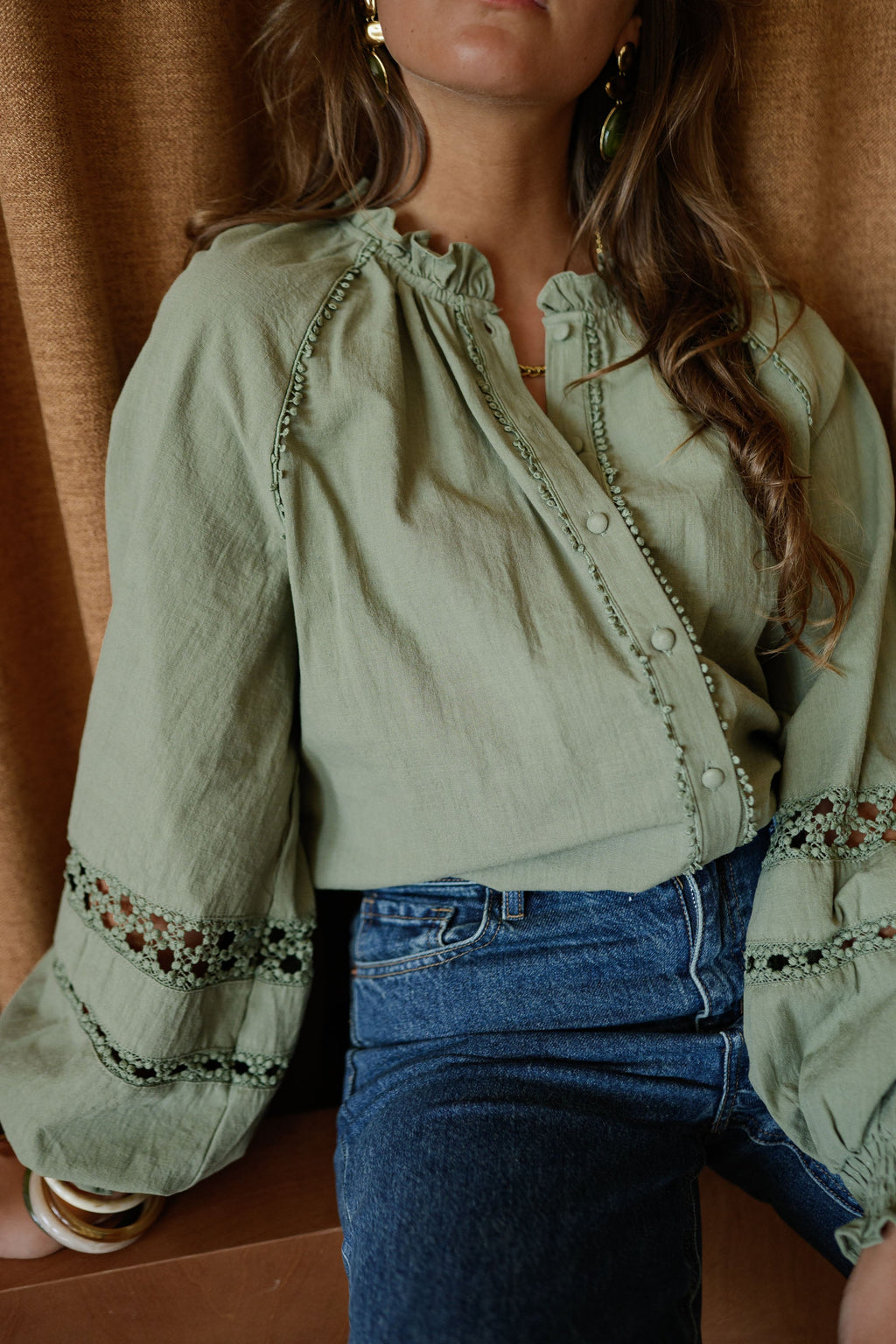 Blouse Lydia - kaki