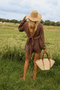 Blouse Maisie - chocolat
