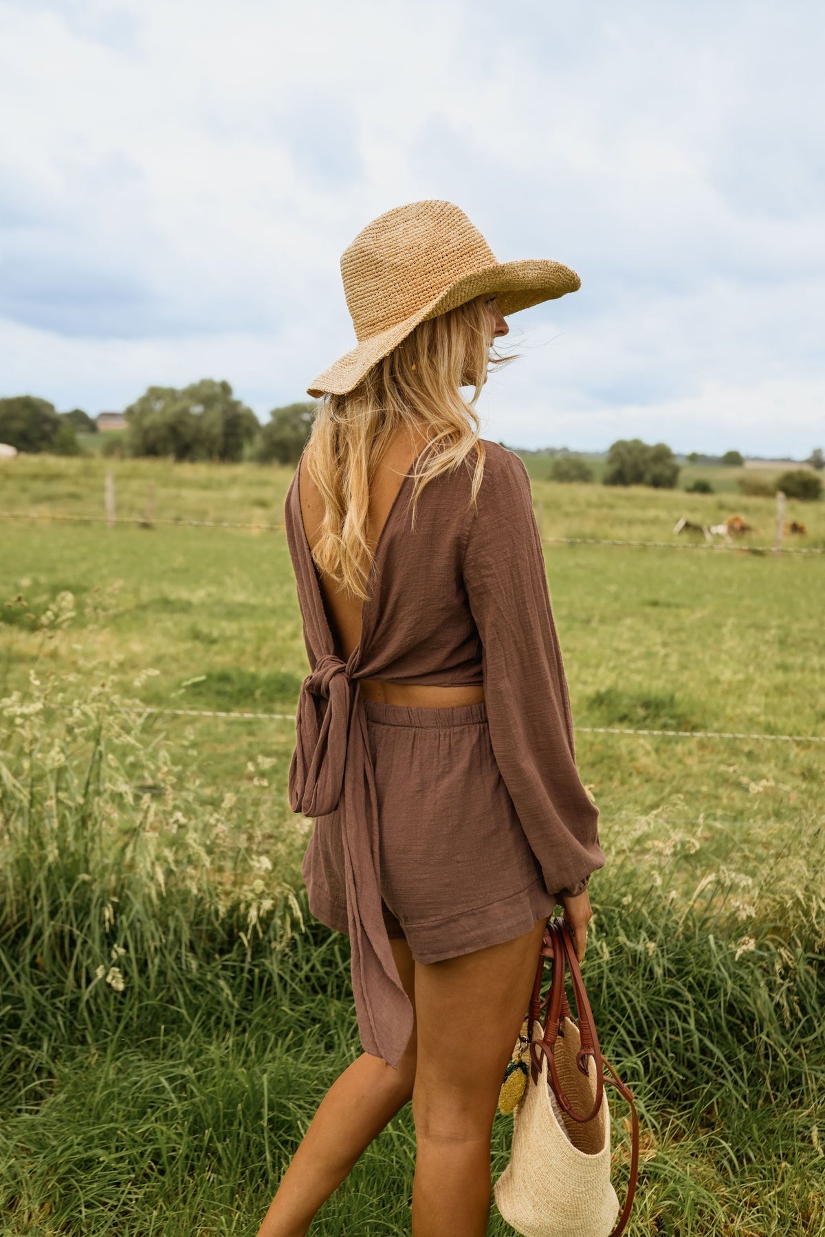 Blouse Maisie - chocolat