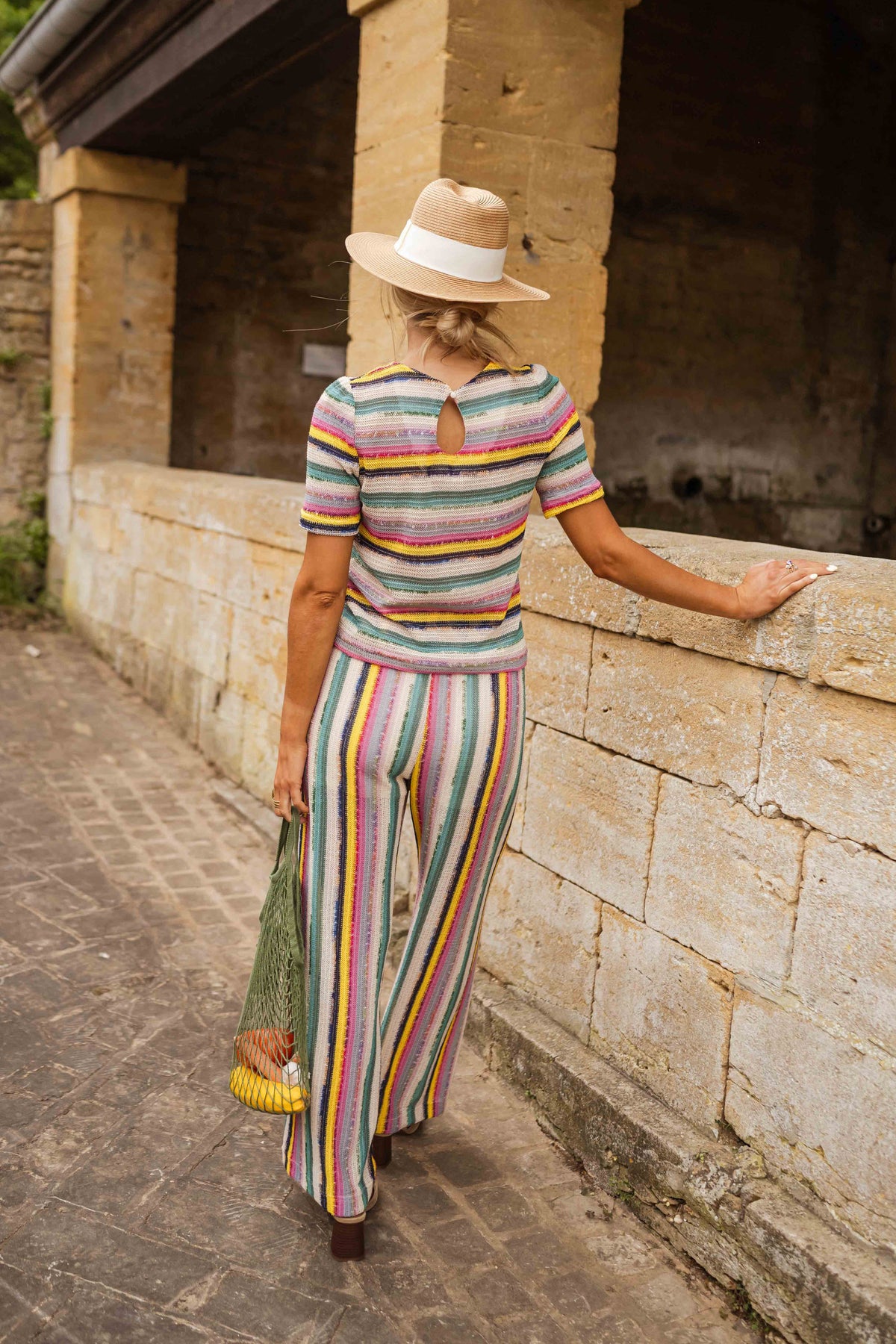 Blouse Malia - à lignes en crochet