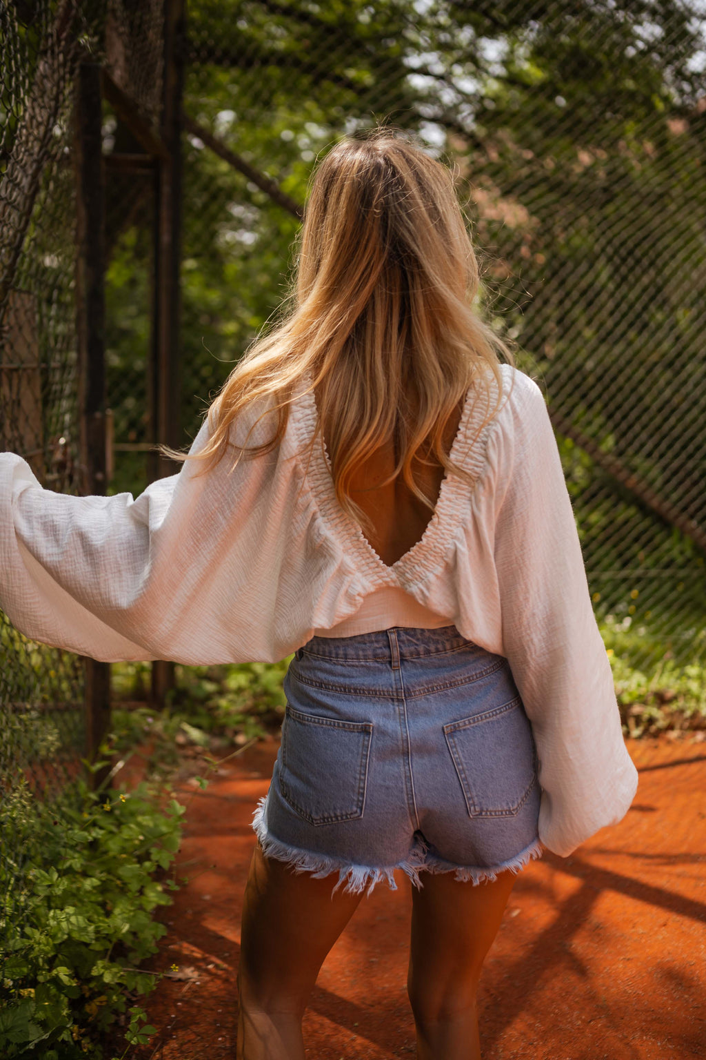 Blouse Manoa - blanche en gaze de coton