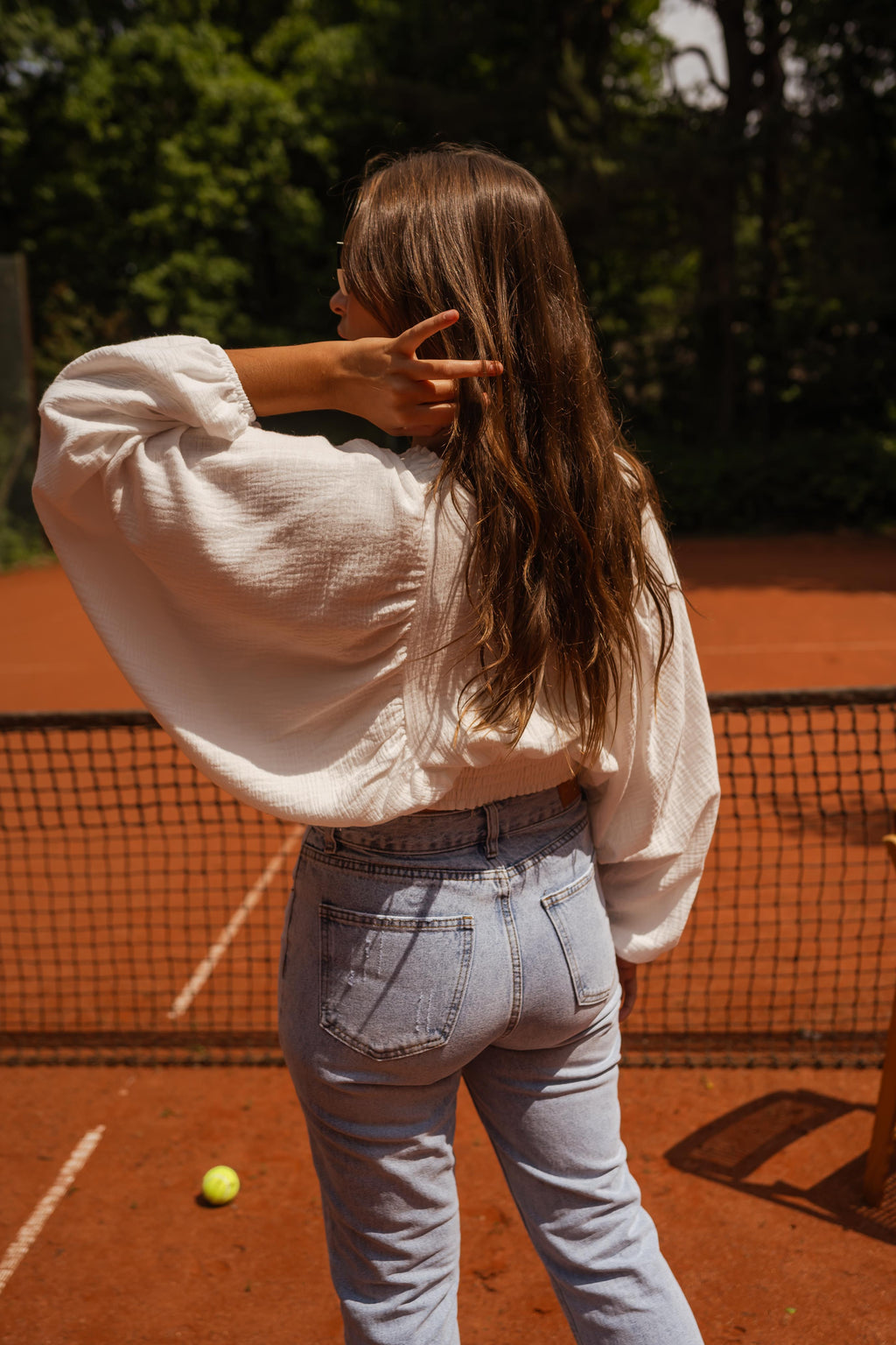 Blouse Manoa - blanche en gaze de coton