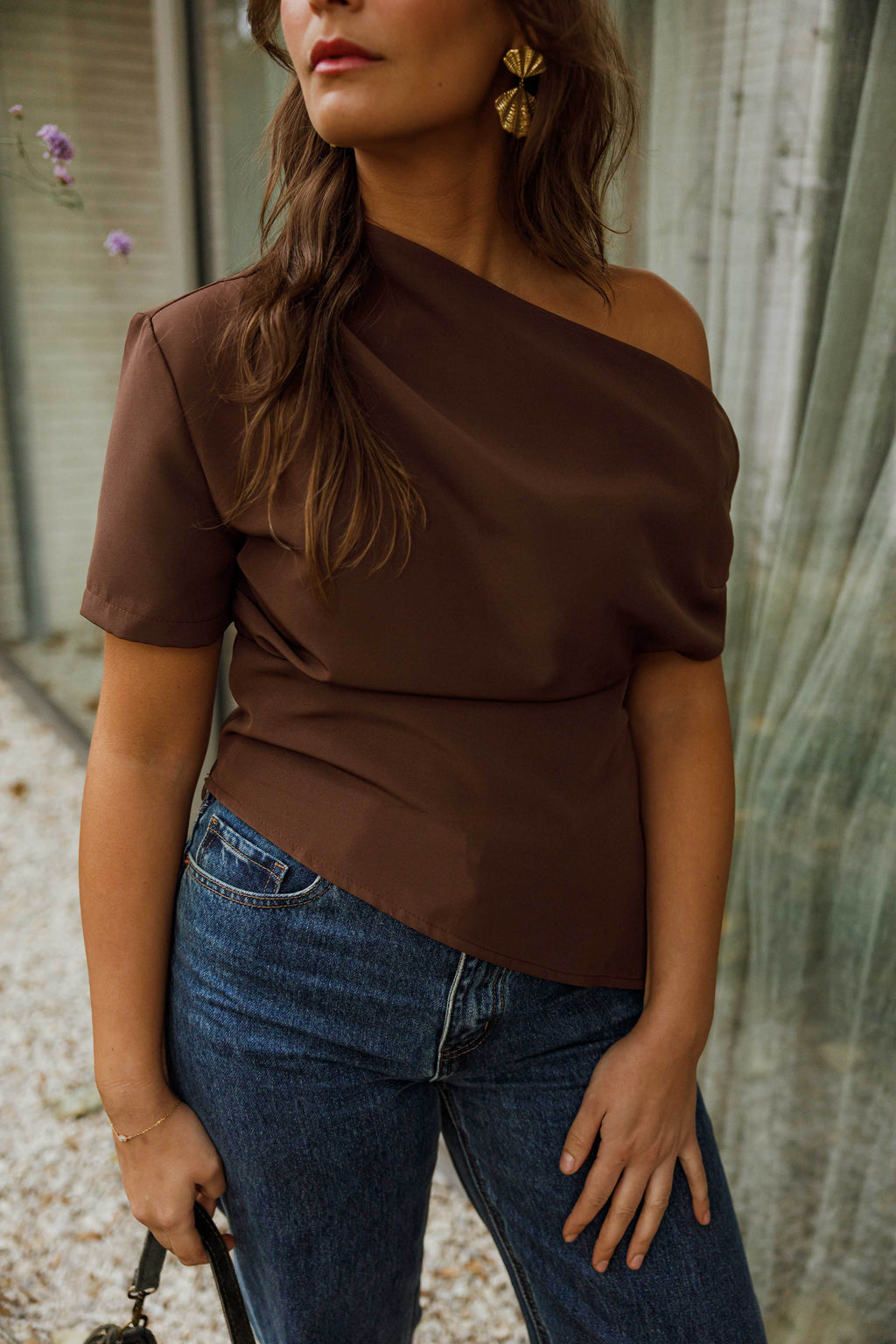 Blouse Maria - chocolat