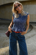 Blouse Marissa - bleue