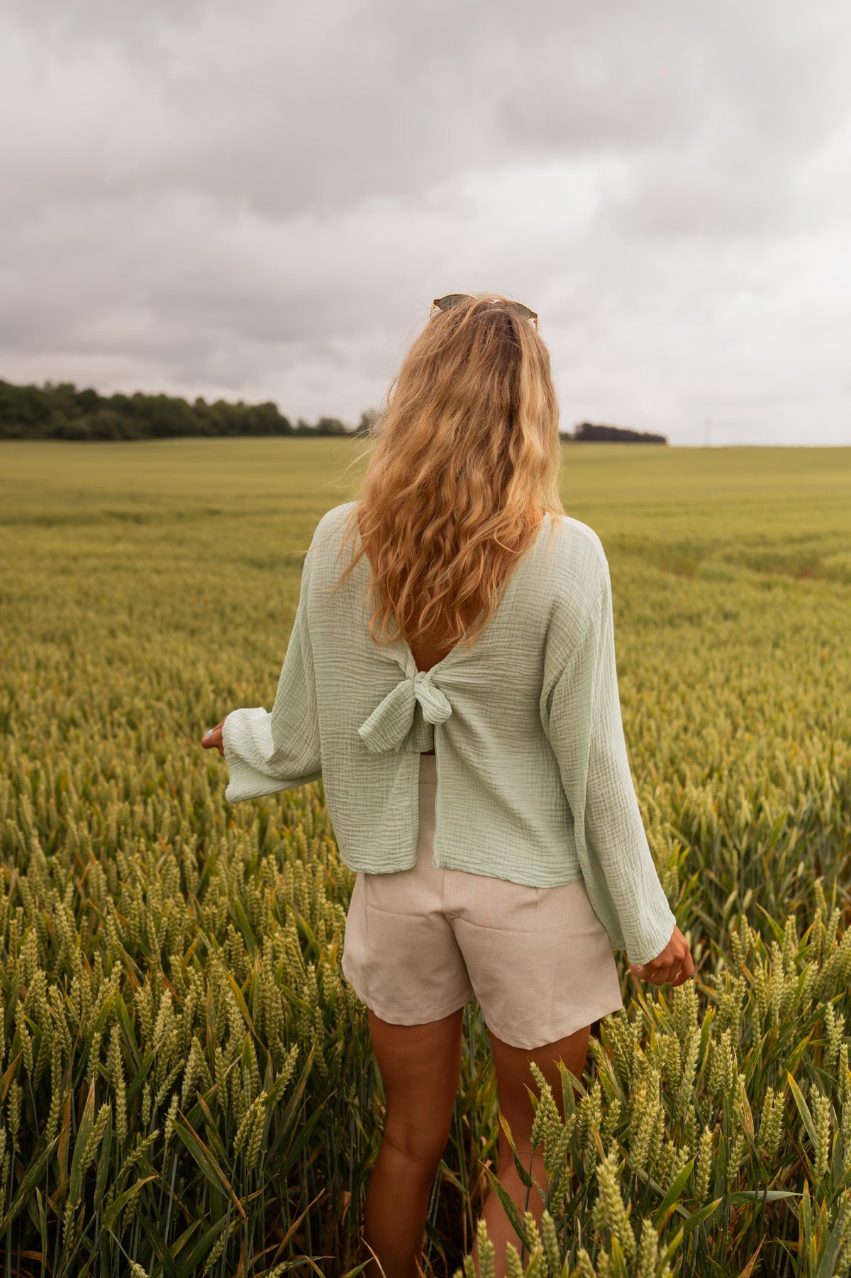 Blouse Meda - vert d’eau
