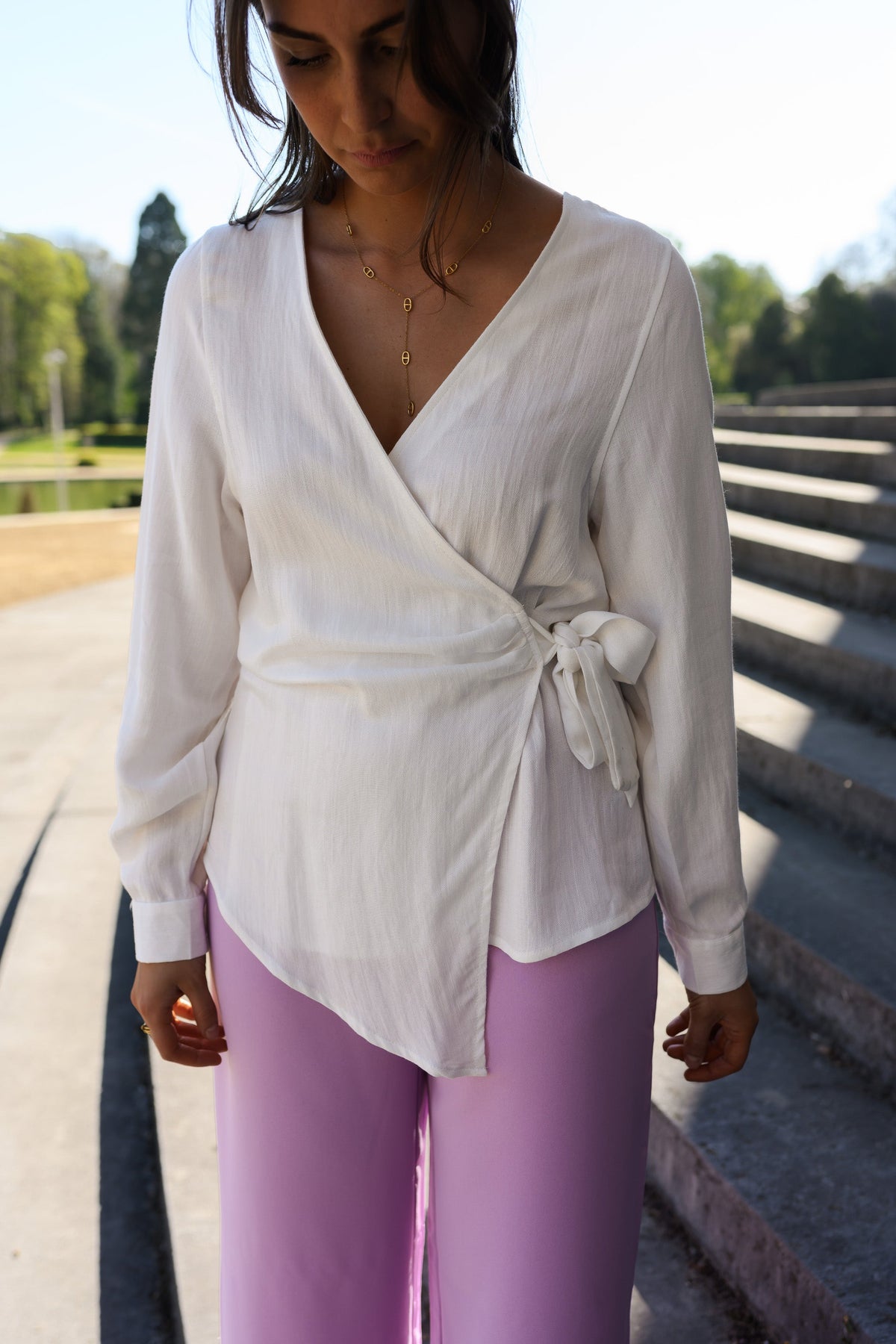 Blouse Ophé - blanche