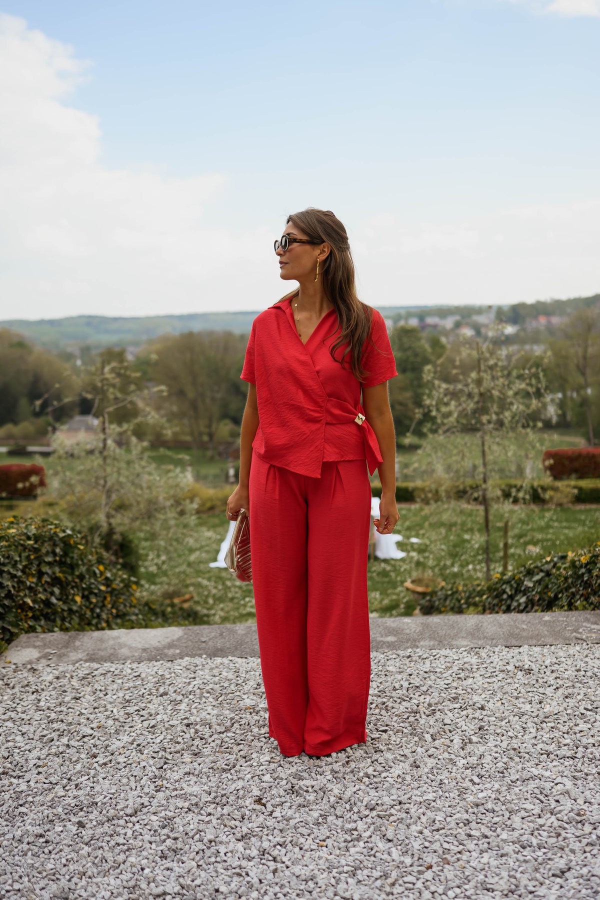 Blouse Patricia - rouge