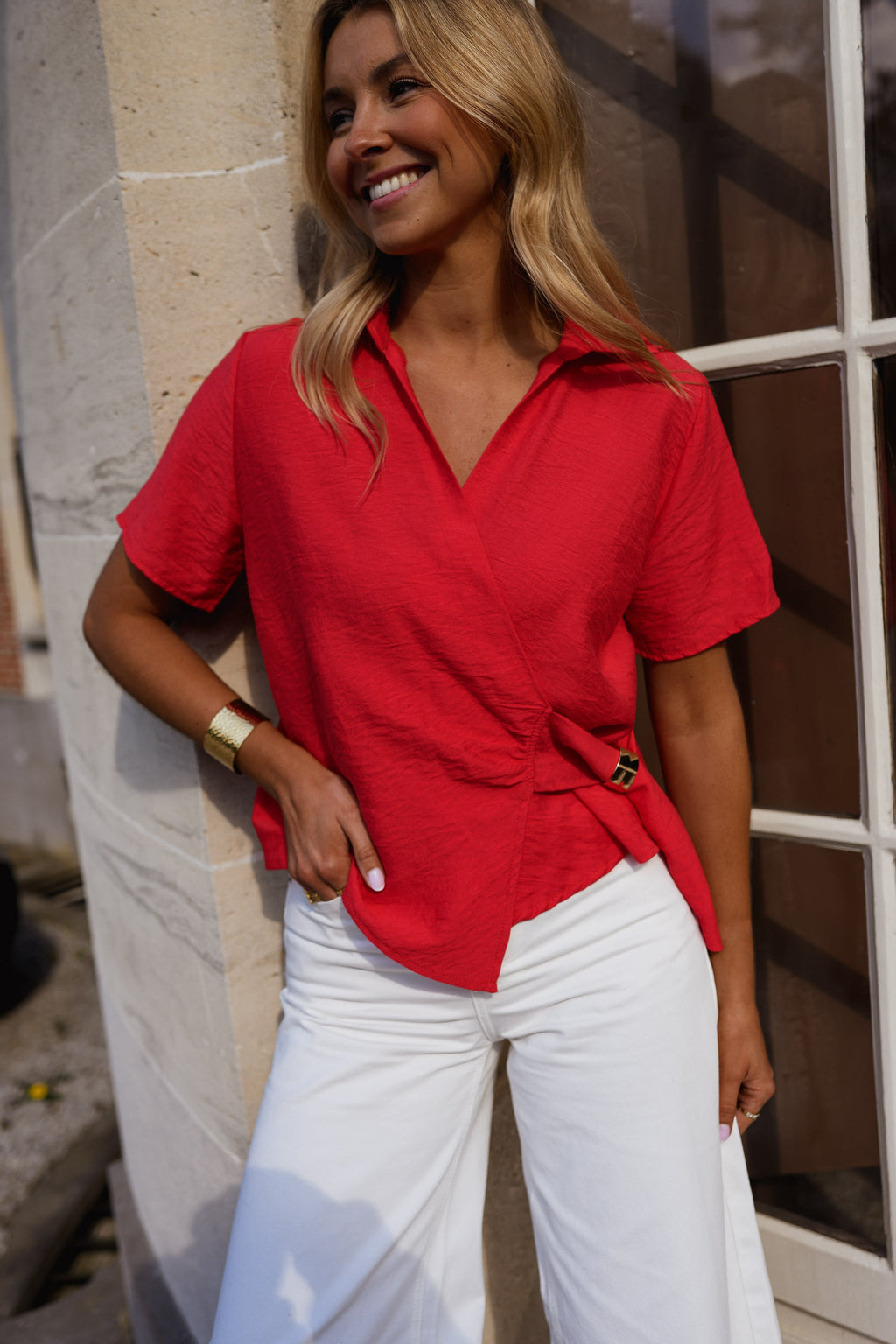 Blouse Patricia - rouge