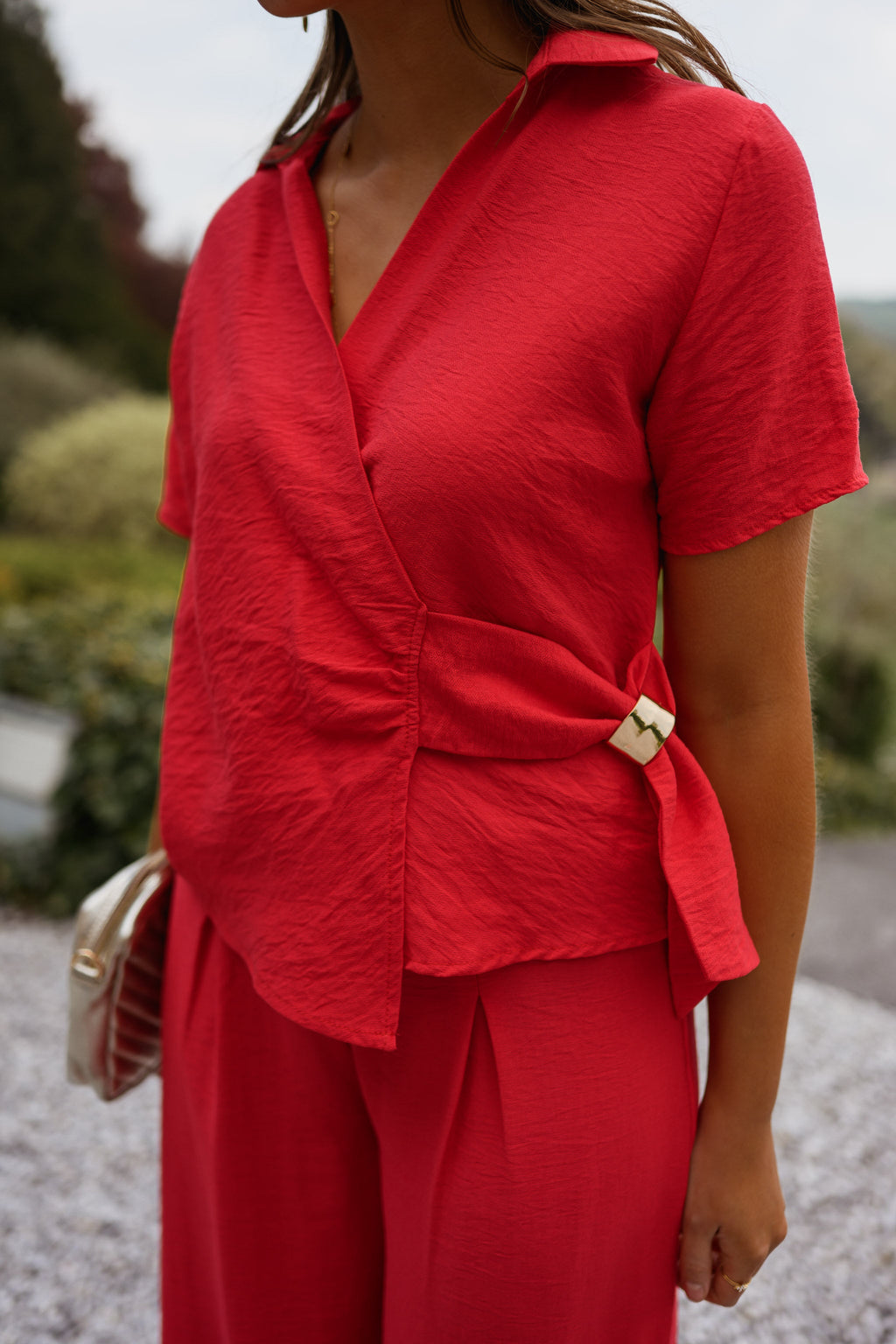 Blouse Patricia - rouge