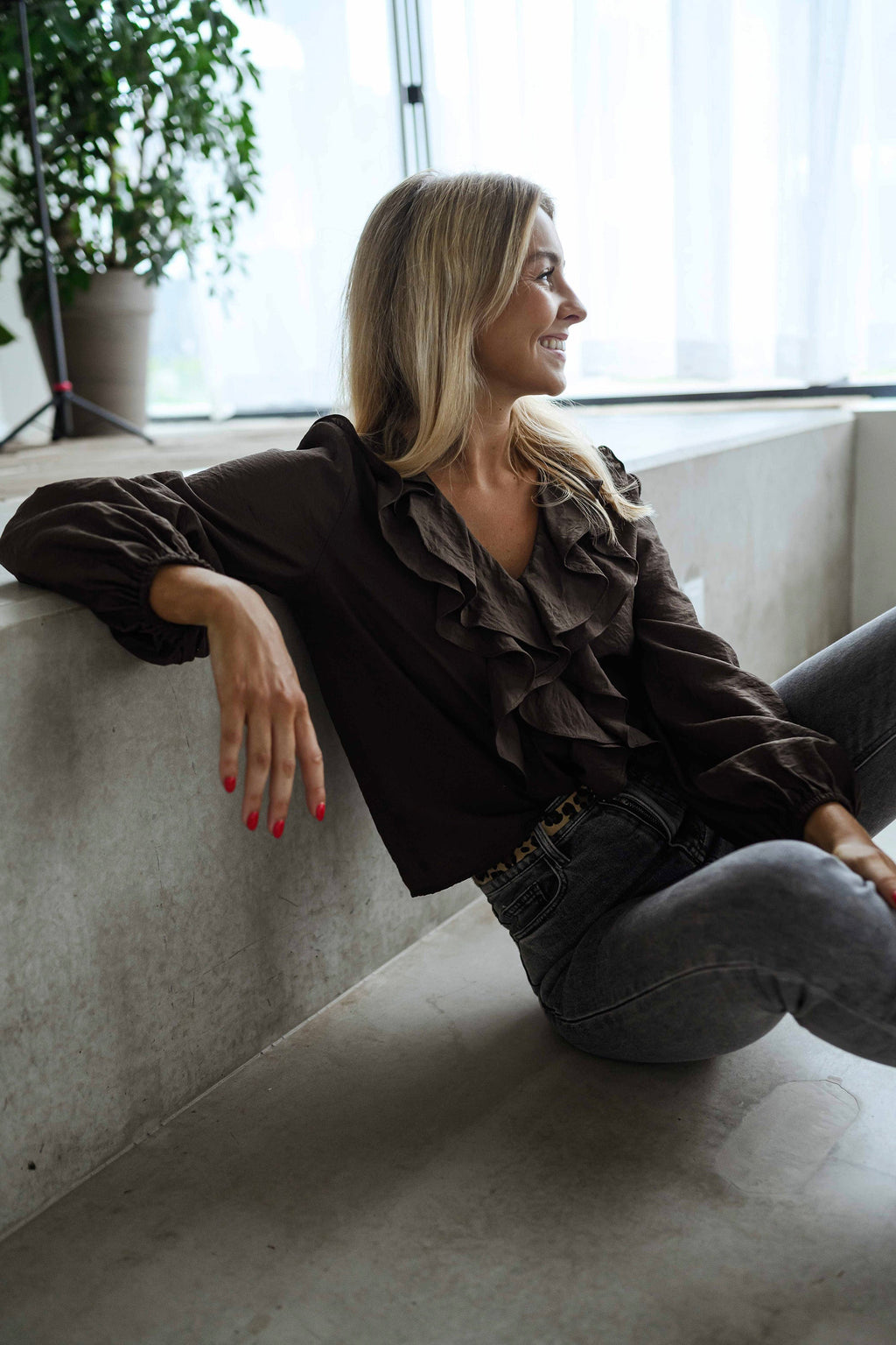 Blouse Roxane - chocolat