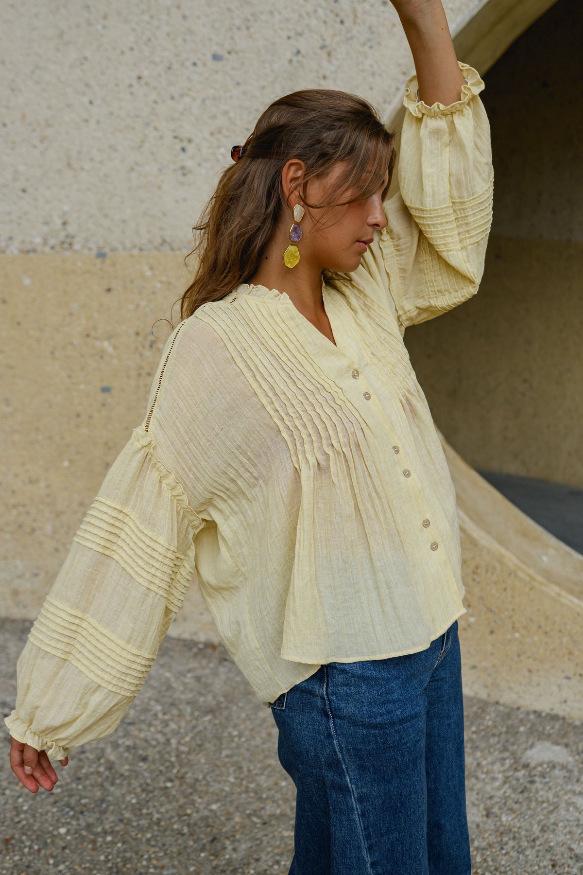 Blouse Sonya - jaune