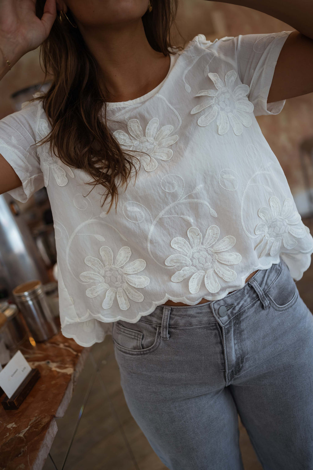 Blouse Ellea - écrue