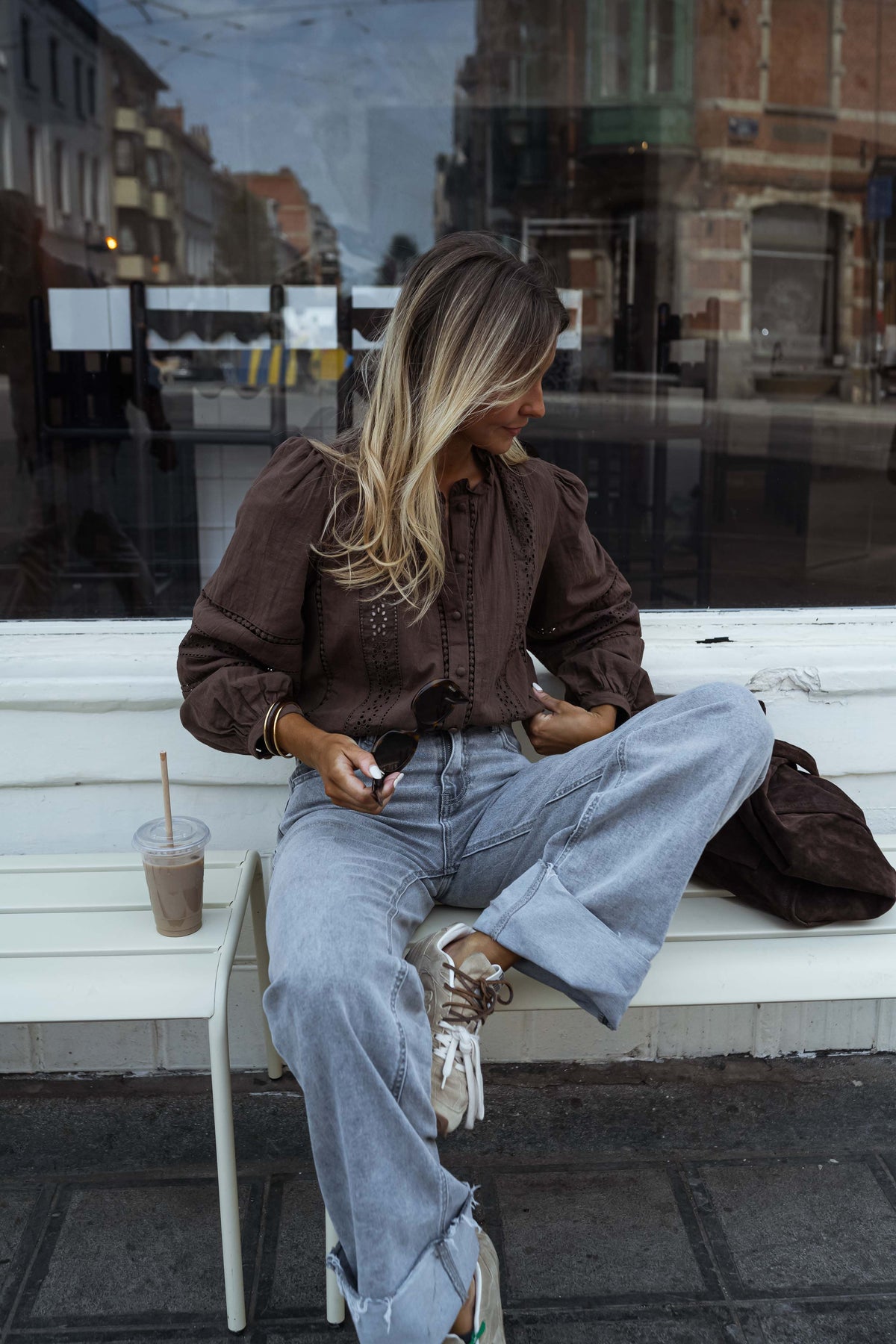 Blouse Grain - chocolat