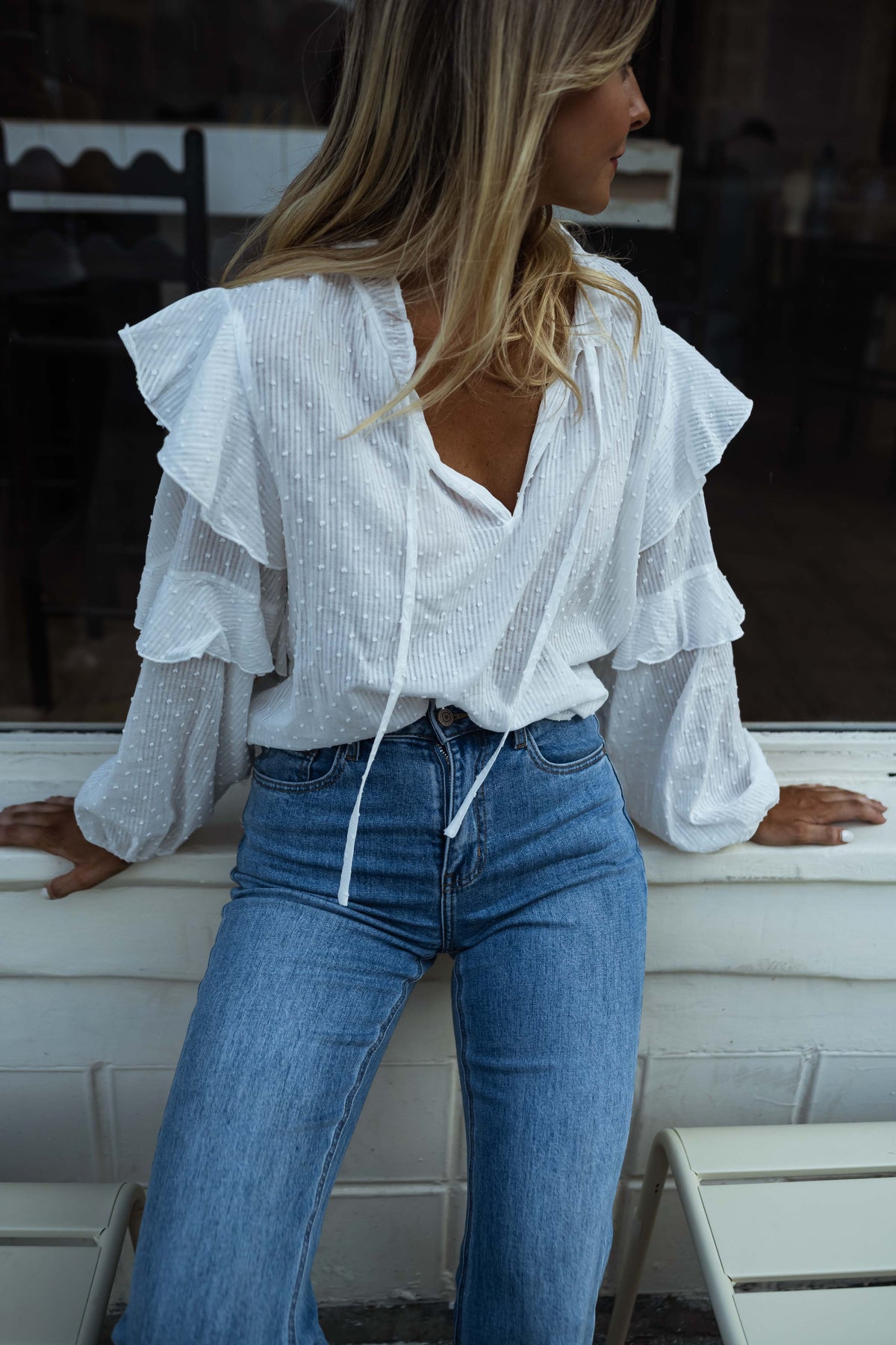 Blouse Tiega - écrue