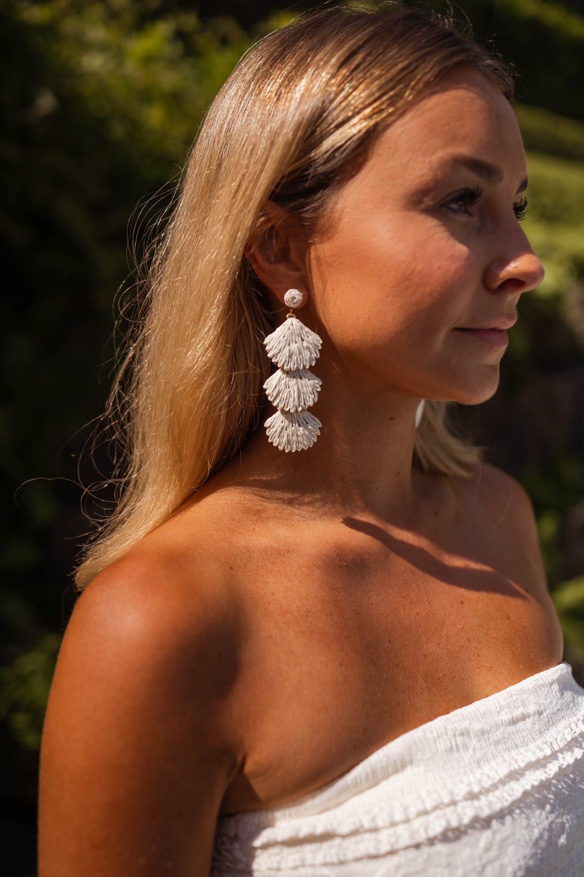 Boucles d’oreilles Essa - écrues