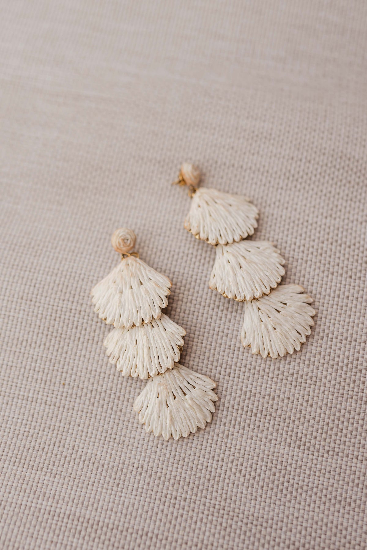 Boucles d’oreilles Essa - écrues