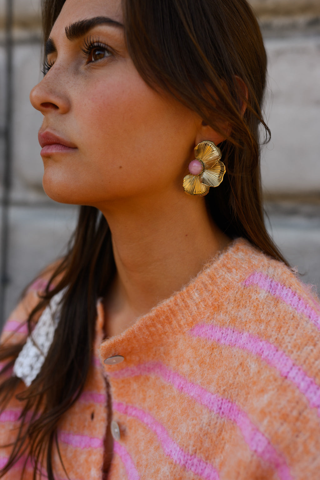 Boucles d'oreilles Mafou - dorées