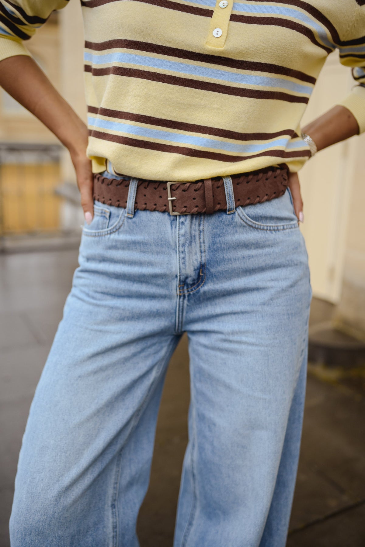 Ceinture Peta - brune