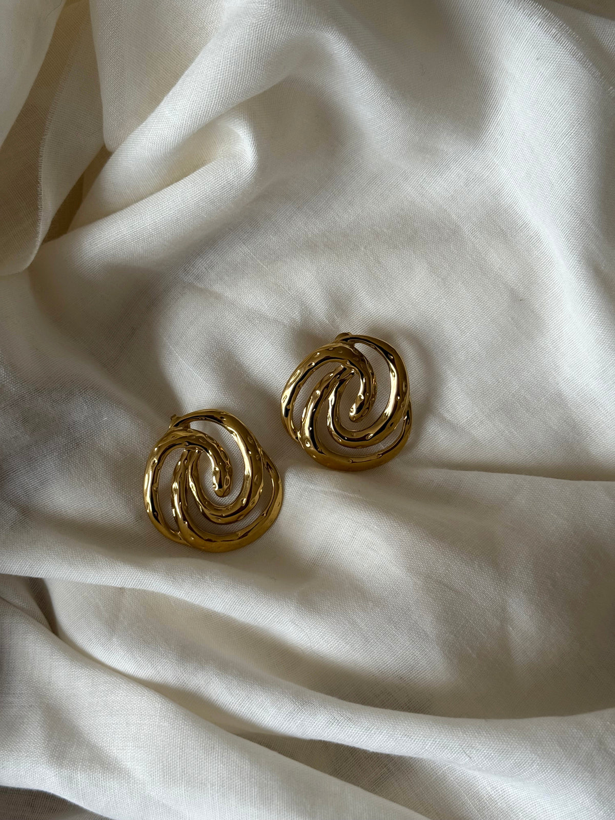 Boucles d'oreilles Philo - dorées