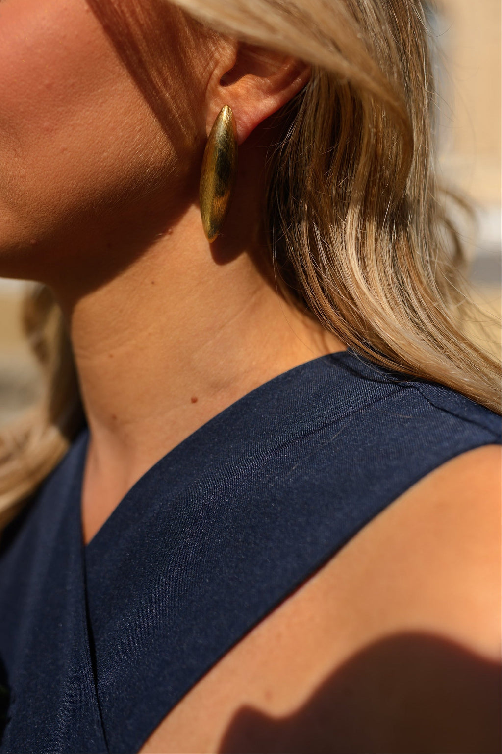 Boucles d'oreilles Trady - dorées