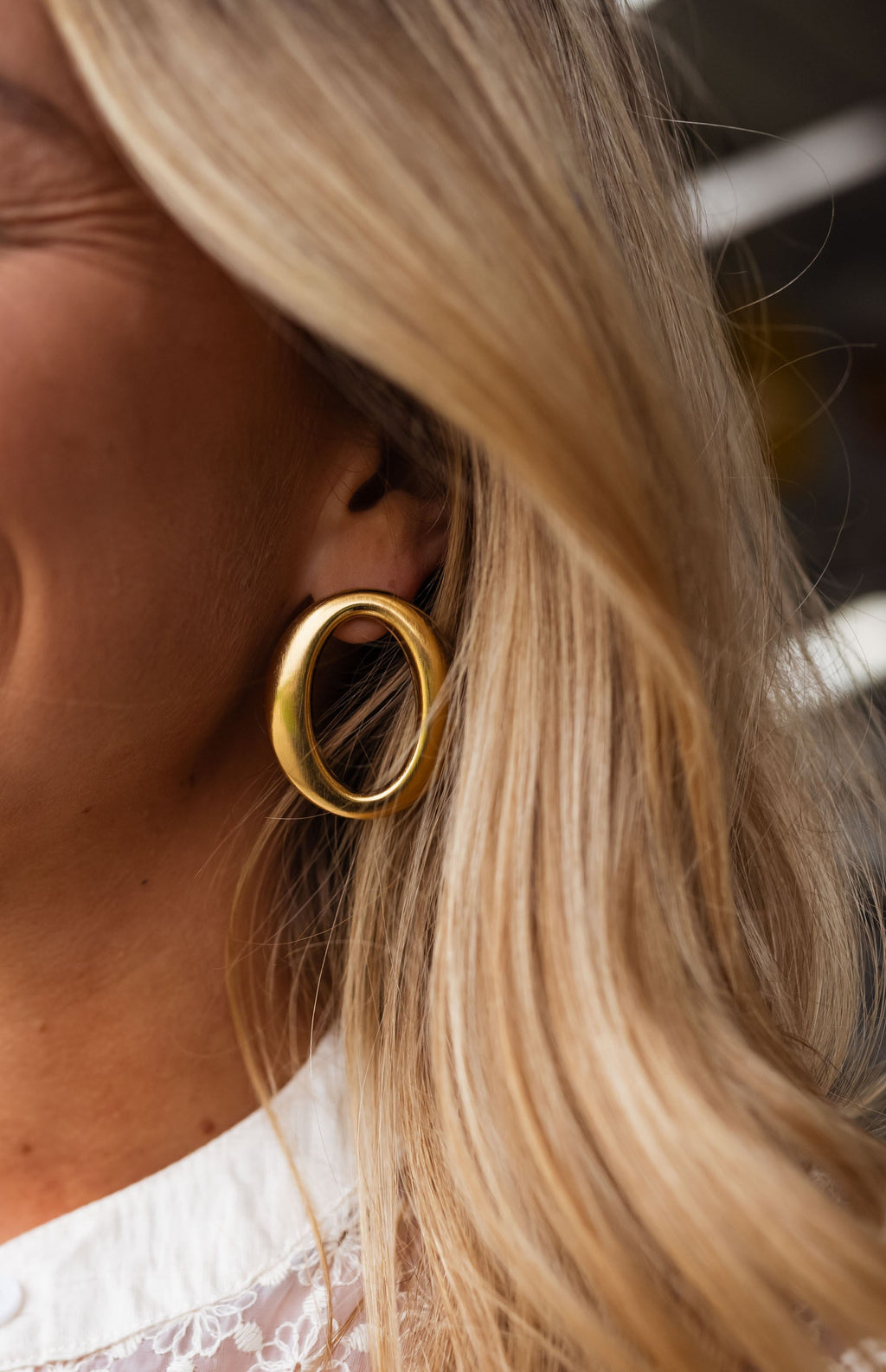 Boucles d’oreilles Ajna - dorées