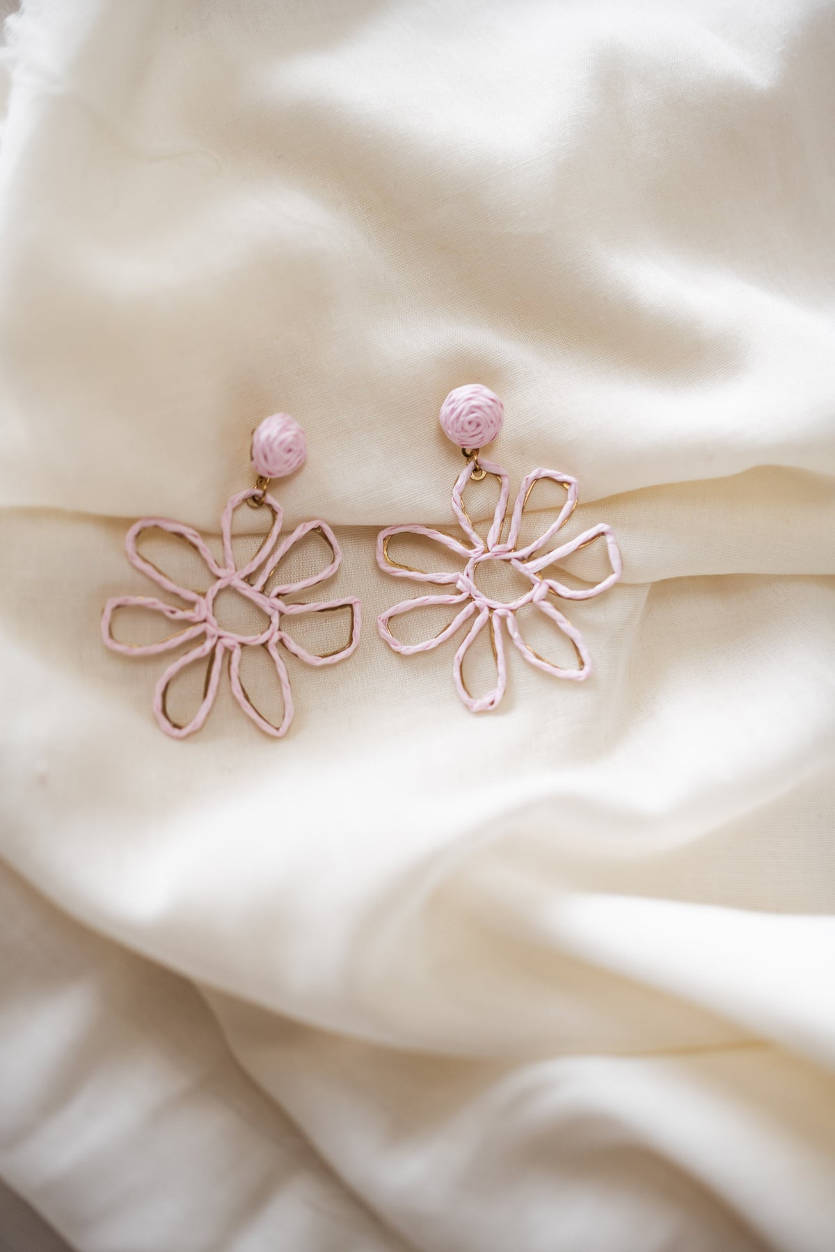 Boucles d’oreilles Anik - rose