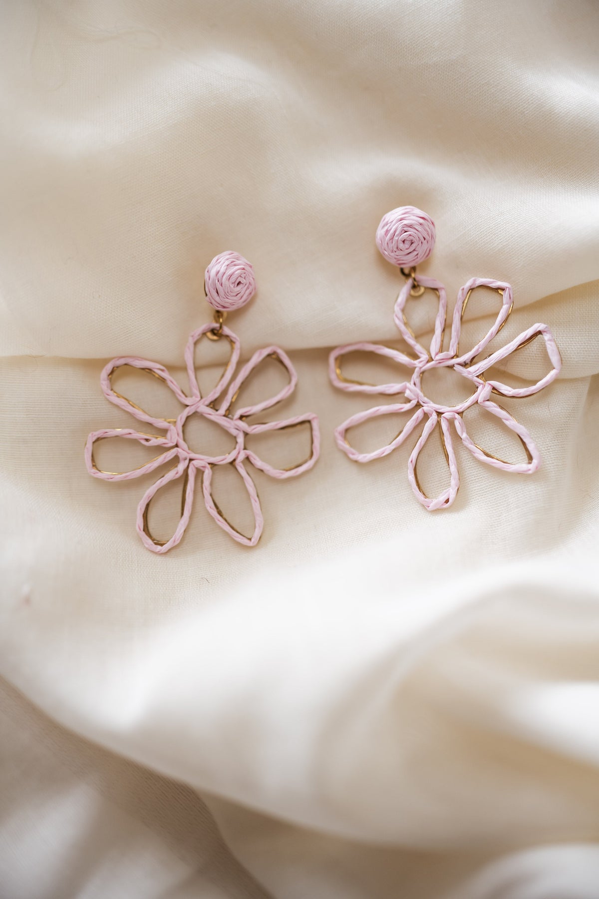 Boucles d’oreilles Anik - rose