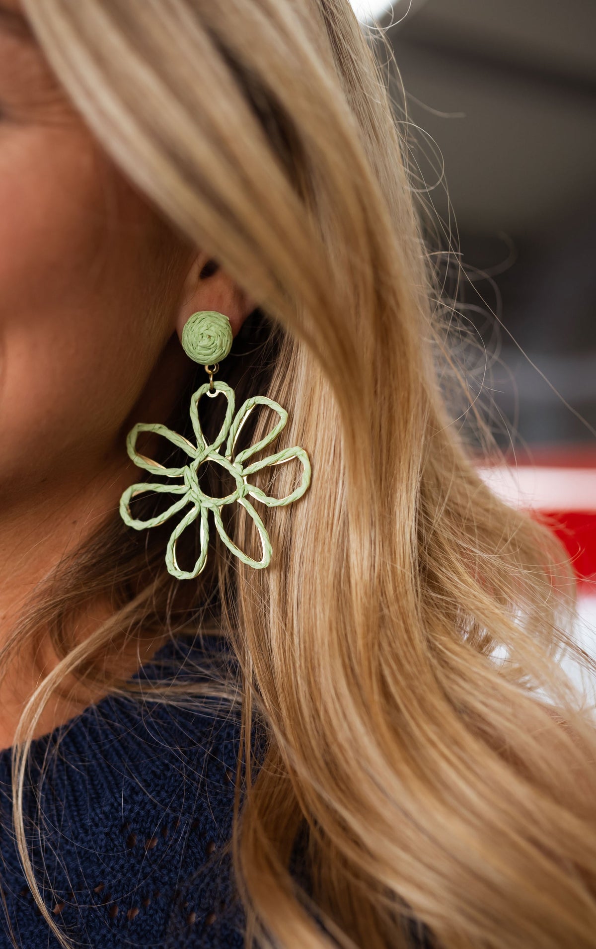 Boucles d’oreilles Anik - vertes