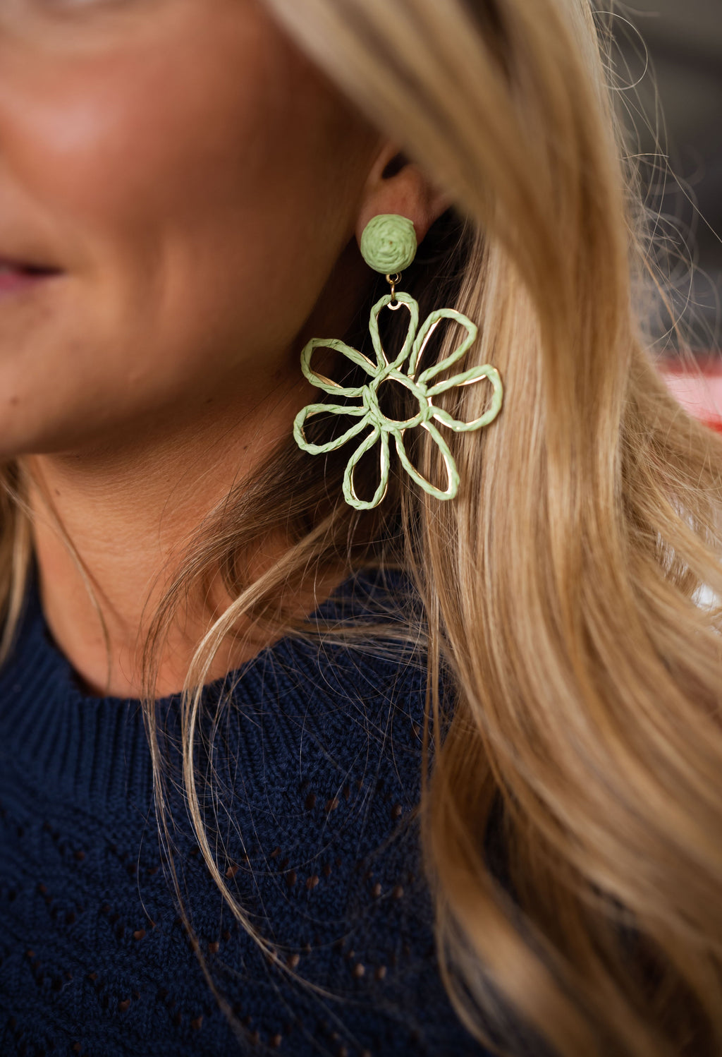 Boucles d’oreilles Anik - vertes