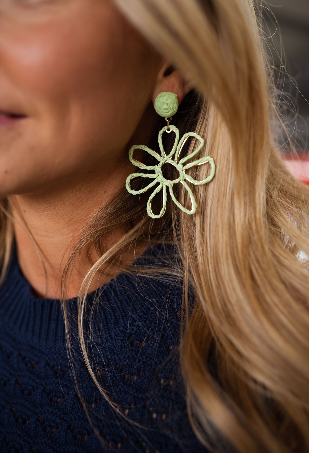 Boucles d’oreilles Anik - vertes