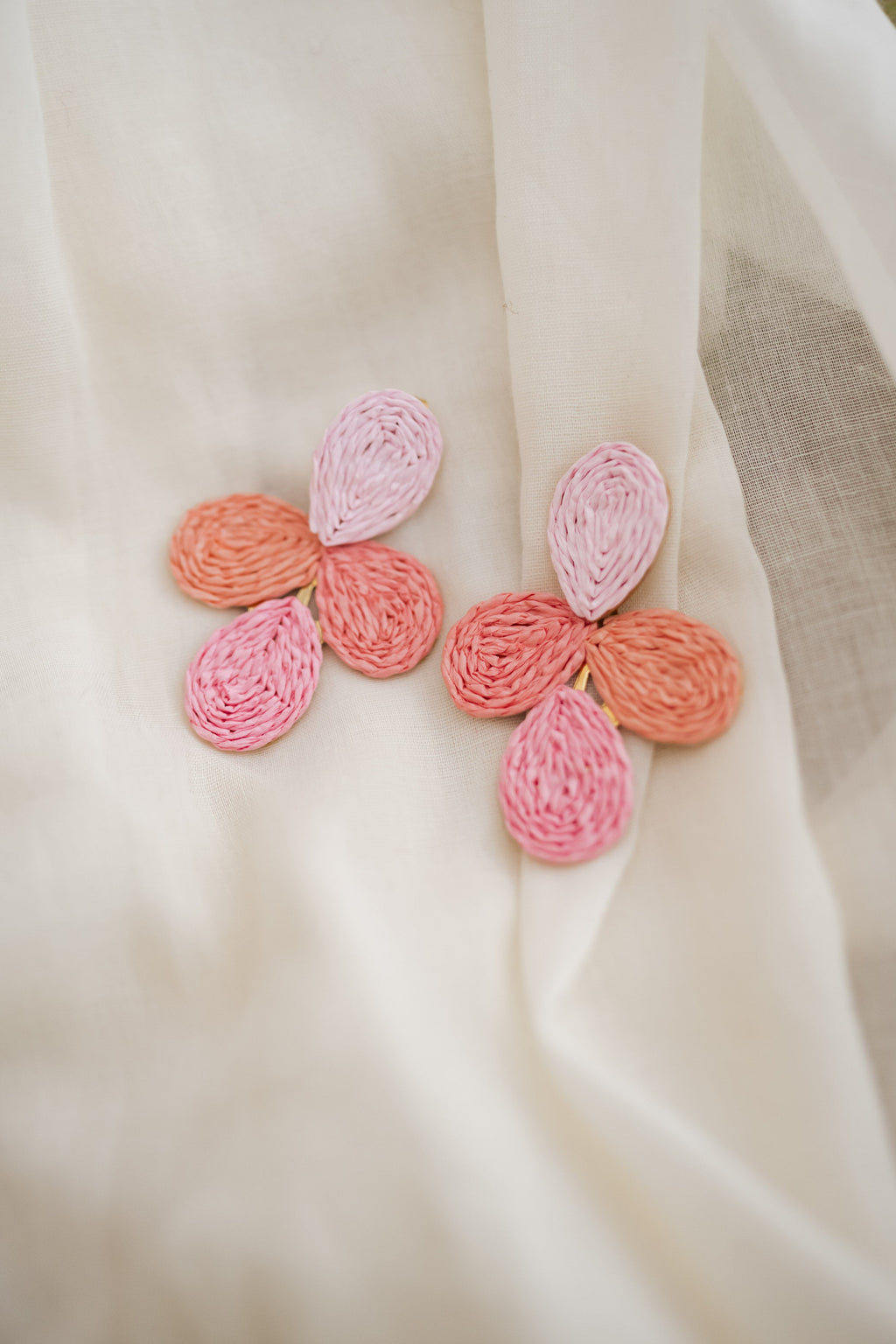 Boucles d’oreilles Aniol - rose